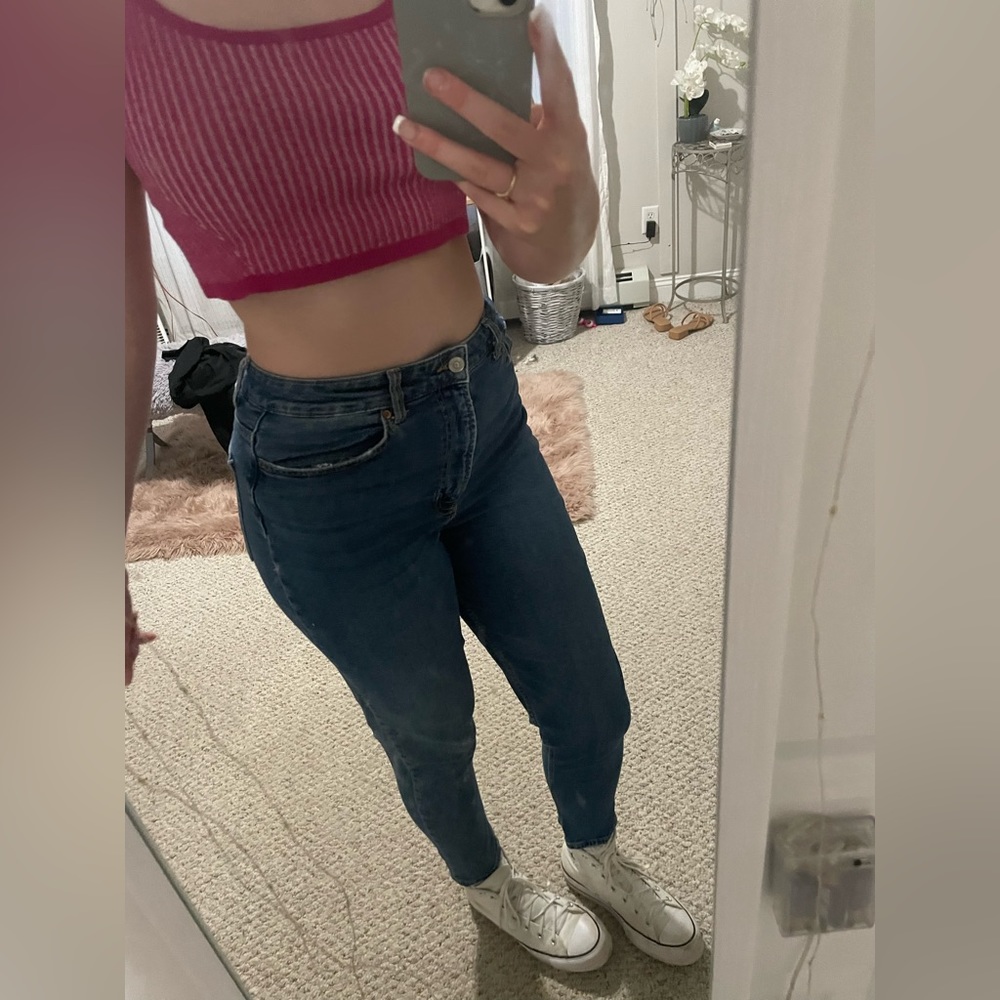 Straight leg Divided jeans. Size 8.